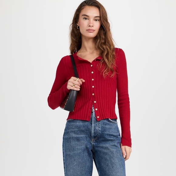 Alex Mill Sweaters - Alex Mill KB Ribbed Cardigan Sweater